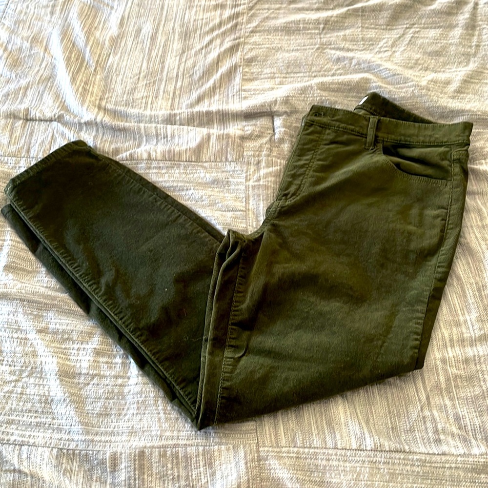 LOFT Mid-Rise Corduroy Skinny Pants